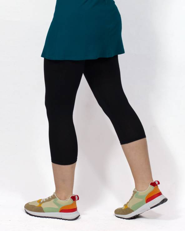 Leggin negre de teixit fi