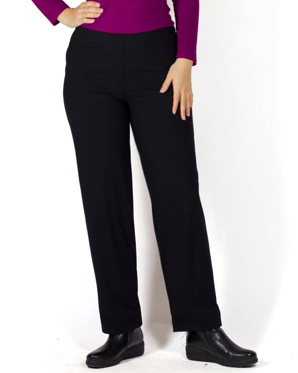 Pantaló estret negre de punt