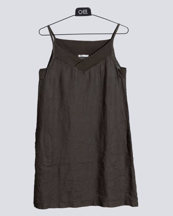 vestit de lli de tirants