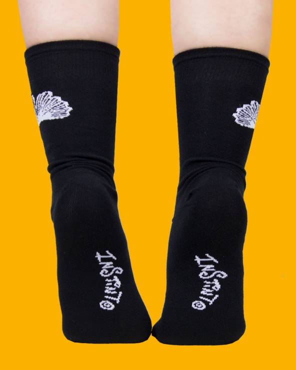 Ginkgo white socks