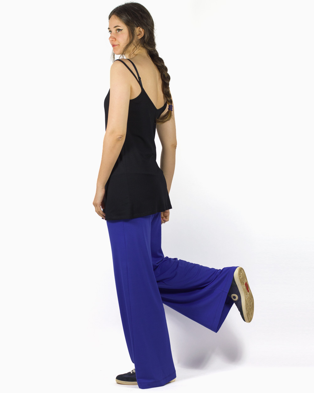 Pantalon ancho fluido