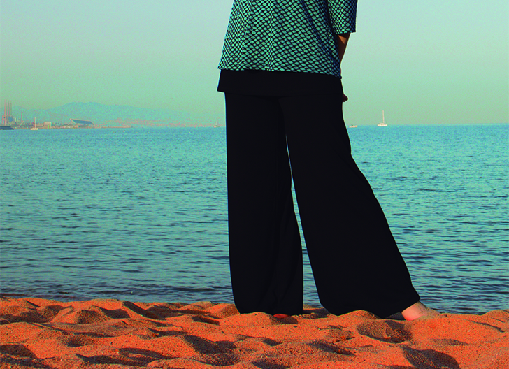 Pantalones anchos negros