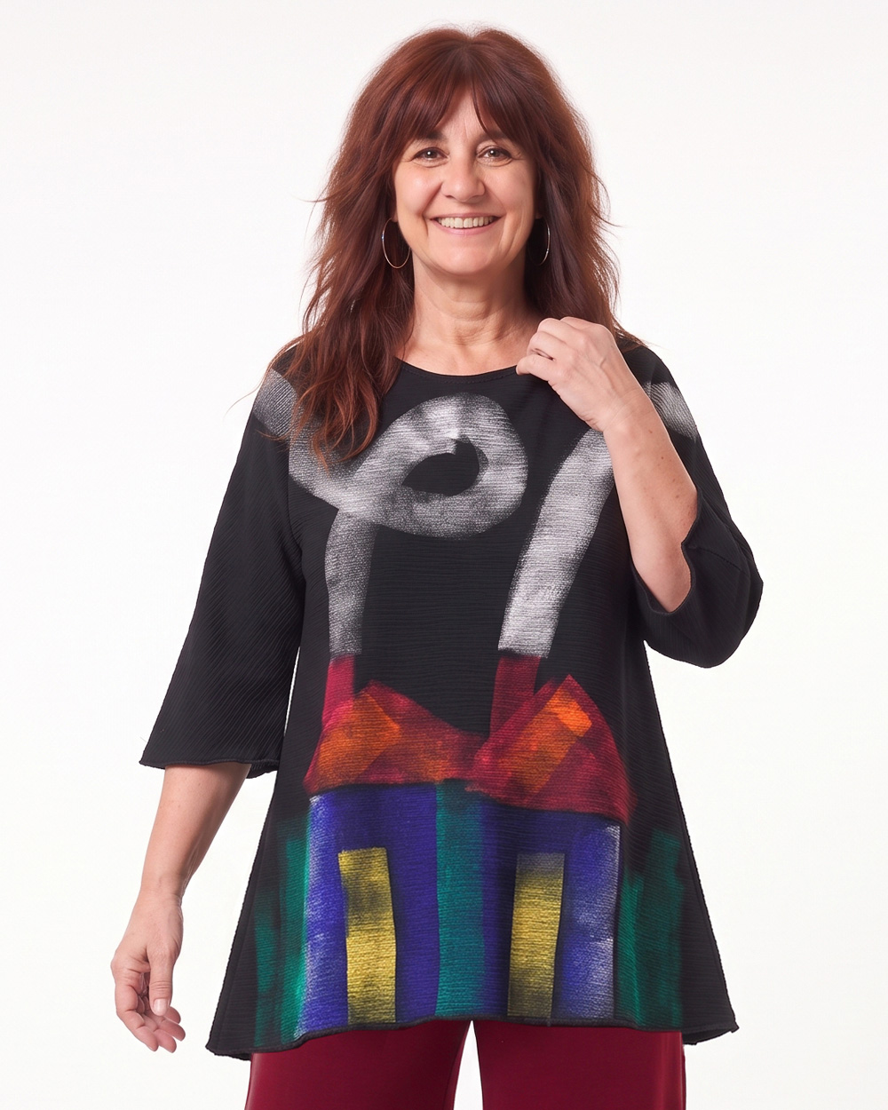 CAMISETA PINTADA A MANO FUM