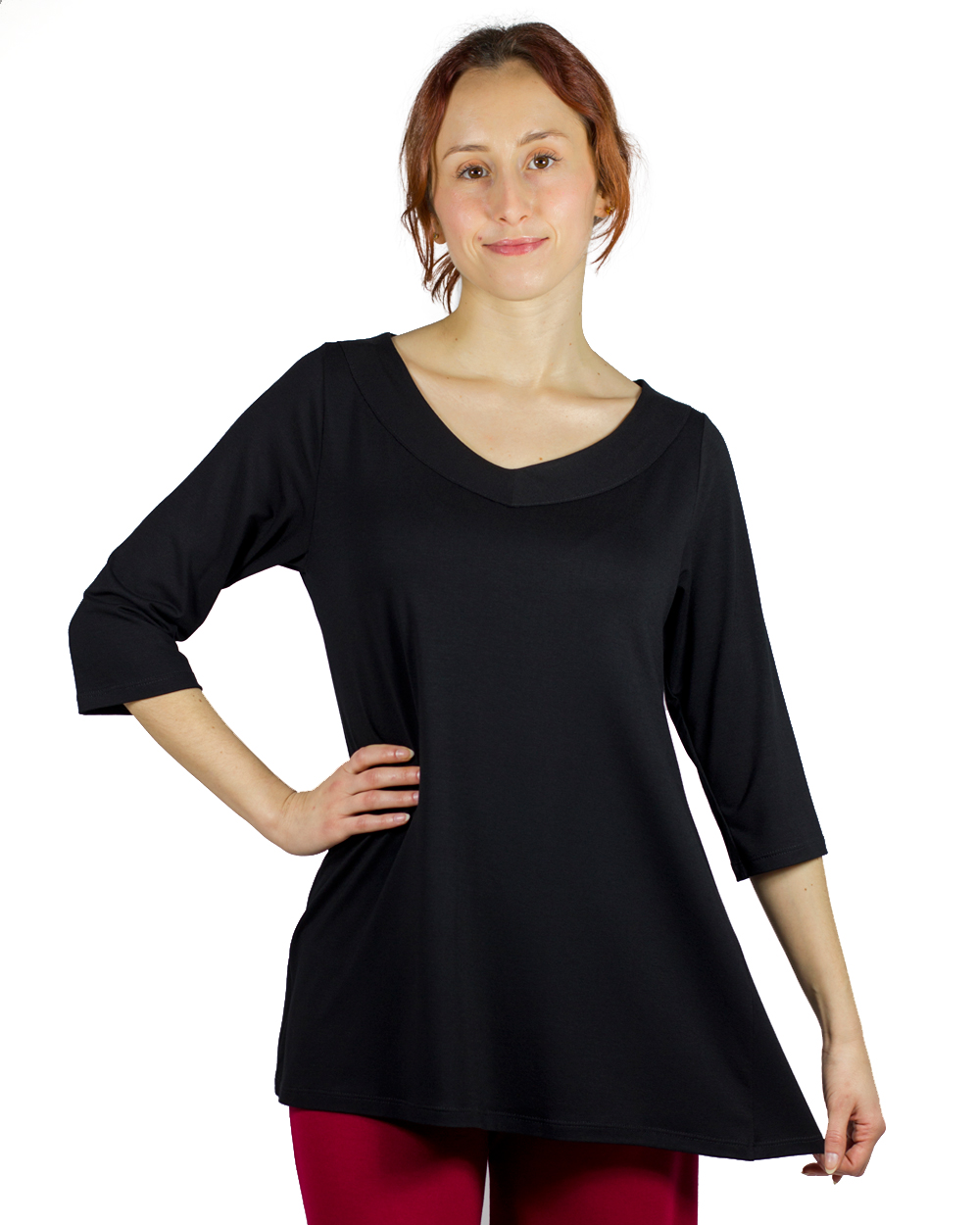 BLUSA NEGRA VENECIA